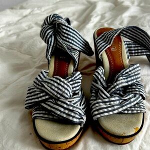 Sperry Lace Up Wedges